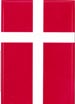 Flag-It Large Danish Flag Sticker - More Details